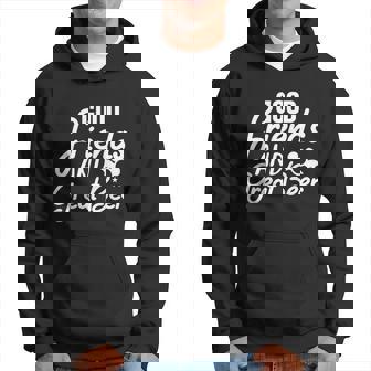 Good Friends And Great Beer Halloween Quote Graphic Design Printed Casual Daily Basic V2 Hoodie - Thegiftio UK