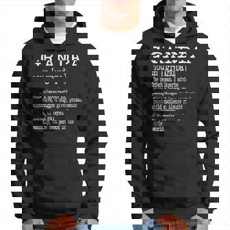 Grandpa Definition Fathers Day Gifts Men Hoodie - Thegiftio UK