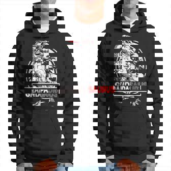 Grandpasaurus T Rex Dinosaur Grandpa Saurus Family Matching Hoodie - Thegiftio UK