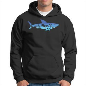 Great White Shark Diving Outfit Gift For Diver Women Men V2 Men Hoodie - Thegiftio UK