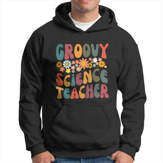 Groovy Science Teacher Retro Colorful Teaching Men Hoodie - Thegiftio UK