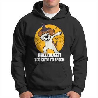 Halloween Beagle Dabbing Too Cute To Spook Wizard Costumes Hoodie - Thegiftio