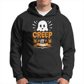 Halloween Boo Creep It Real Hoodie - Seseable
