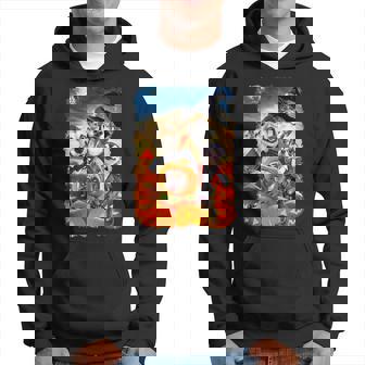 Halloween Dogs And Cats Selfie Men Hoodie