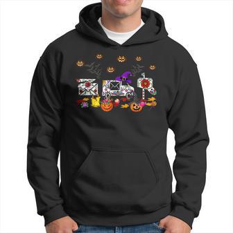 Halloween Postal Worker Mail Carrier Post Office Men Hoodie - Thegiftio UK