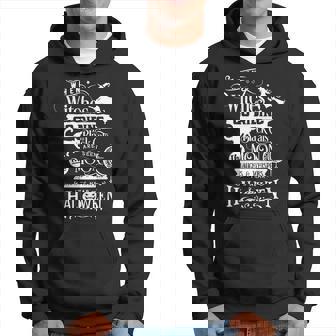 Haloween When Witches Go Riding And Black Cat Are Seen White Men Women T-Shirt Graphic Print Casual Unisex Tee Hoodie - Thegiftio