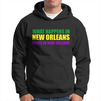 What Happens In New Orleans Stays In New Orleans Mardi Gras T-Shirt Men Hoodie - Thegiftio UK