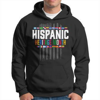 Happy Hispanic Heritage Month Hispana Hispanic Heritage Men Hoodie Graphic Print Hooded Sweatshirt - Thegiftio UK