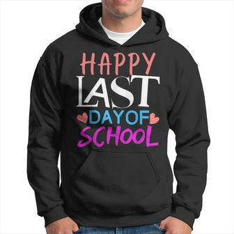 Happy Last Day Of School Kids Teacher Graduation Men Hoodie - Thegiftio UK