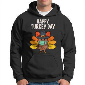 Happy Turkey Day Funny Thanksgiving 2021 Autumn Fall Season V2 Hoodie - Seseable