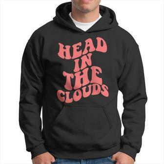 Head In The Clouds With Words On Back Men Hoodie - Thegiftio UK