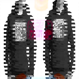 Her Fight Is My Fight Breast Cancer Awareness Boxing Gloves Men Hoodie Graphic Print Hooded Sweatshirt - Thegiftio UK