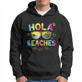 Hola Beaches Tie Dye Beach Vacation Summer Men Hoodie - Thegiftio UK