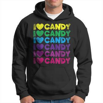 I Love Candy - Halloween Party Cute Trick Or Treat Hoodie - Seseable