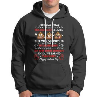 I Realize That Were Not Biologically Related Funny Stepdad Hoodie - Monsterry