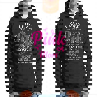 I Wear Pink For My Grandma Ribbon Family Love Mom Men Hoodie - Thegiftio