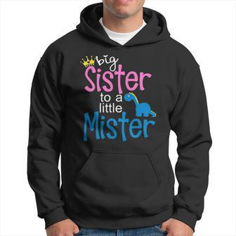 Im Going To Be A Big Sister To A Little Brother Men Hoodie Graphic Print Hooded Sweatshirt - Thegiftio UK