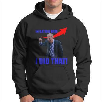 Inflation Rate Memes I Did That Funny Joe Biden Memes Hoodie - Thegiftio UK