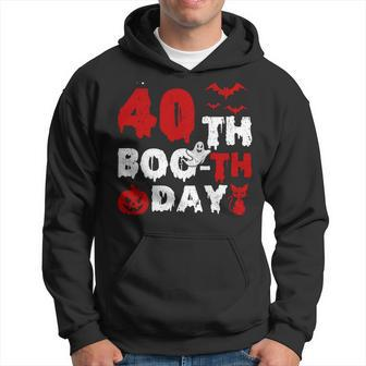It’S My 40Th Boo-Th Day Scary 40Th Birthday Halloween Sweatshirt Men Hoodie - Thegiftio UK