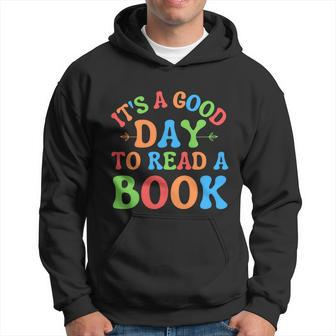 Its Good Day To Read Book Library Reading Lover Men Hoodie - Thegiftio UK