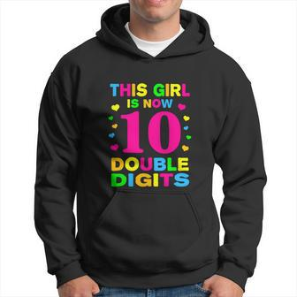 Its My 10Th Birthday Funny This Girl Is Now 10 Years Old Hoodie - Thegiftio UK