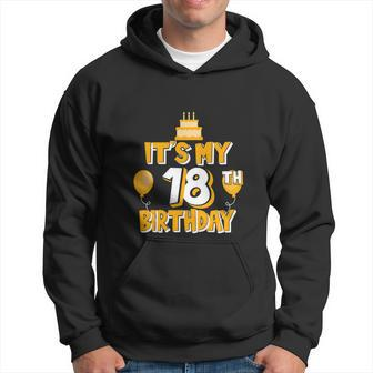 Its My 18Th Birthday Party Funny Hoodie - Thegiftio UK