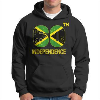 Jamaica 60Th Celebration Independence Day 2022 Jamaican Flag V2 Hoodie - Thegiftio UK