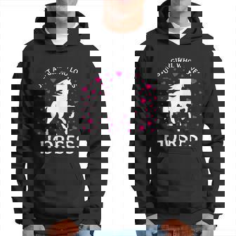 Just A Girl Who Loves Horses Cowgirl Horse Girl Riding Men Hoodie - Thegiftio UK