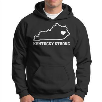 Kentucky Strong Home State Map V2 Hoodie - Thegiftio UK
