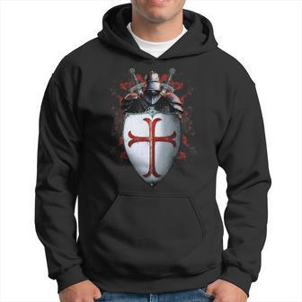 Knights Templar T Shirt - The Brave Knights The Warrior Of God Hoodie - Seseable