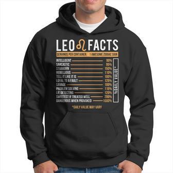 Leo Facts Zodiac Sign Astrology Birthday Horoscope Hoodie - Seseable