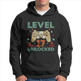 Level 17 Unlocked 2005 Birthday 17 Men Hoodie - Thegiftio UK