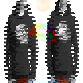 Lgbt Sexy Lips 420 Weed Cannabis Marijuana Stoner Men Hoodie - Thegiftio