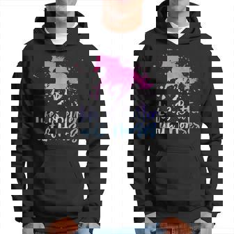 Life Is Better With Horses Equestrian Rider Horse Graphic Men Hoodie - Thegiftio