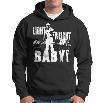 Light Weight Baby Ronnie Coleman Gym Motivational Men Hoodie - Thegiftio UK