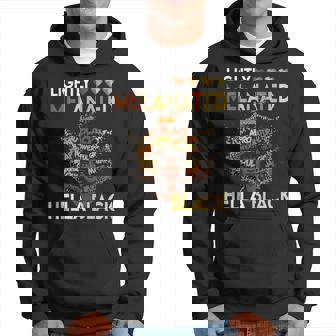 Lightly Melanated Hella Black Women Pride African Melanin Men Hoodie - Thegiftio UK