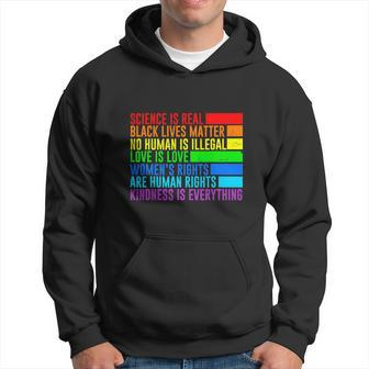 Love Is Love Lgbt Pride Black Lives Matter Graphic Design Printed Casual Daily Basic Hoodie - Thegiftio UK