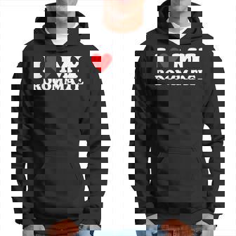 I Love My Roommate I Heart My Roommate Men Hoodie - Thegiftio UK