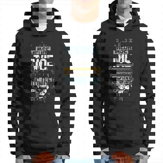 Measure Twice Cut Once Mens Carpenters & Woodworkers Hoodie - Thegiftio UK