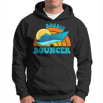 Mens Boobie Bouncer Funny Sailing Summer Boat Speedboat Vintage V2 Hoodie - Thegiftio UK