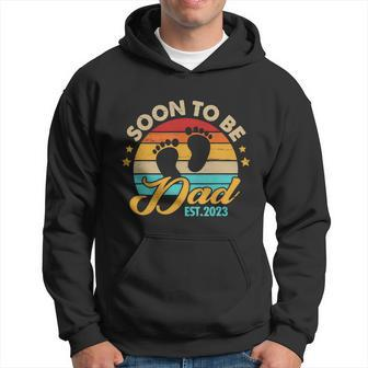 Mens Soon To Be Dad 2023 Fathers Day First Time Dad Pregnancy Hoodie - Thegiftio UK