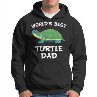 Mens Worlds Best Turtle Dad Turtle Owner Men Hoodie - Thegiftio UK