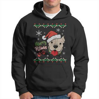 Merry Pitmas Ugly Christmas Sweater T-Shirt Men Hoodie - Thegiftio UK
