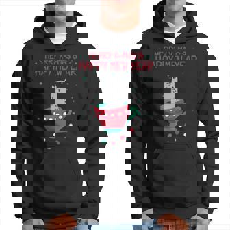 Merry Xmas Happy Cat Year Men Hoodie - Thegiftio