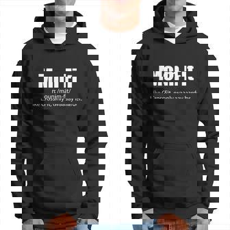 Mom Fit Like Crossfit But Waaaay Harder Men Hoodie - Thegiftio