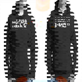 My Soulmate Is Black African American Style Melanin Quote Men Hoodie Graphic Print Hooded Sweatshirt - Thegiftio