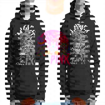 In October We Wear Pink Halloween Skull Breast Cancer Men Hoodie - Thegiftio