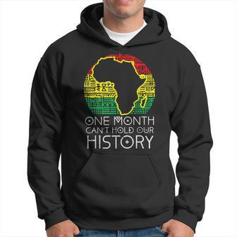 One Month Cant Hold Our History Pan African Black History V2 Men Hoodie Graphic Print Hooded Sweatshirt - Thegiftio UK