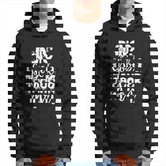 One Spook Teacher Mom Halloween Quote Graphic Design Printed Casual Daily Basic Hoodie - Thegiftio