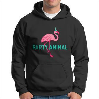 Party Animal Flamingo Birthday Flamingo Birthday Men Hoodie - Thegiftio UK
